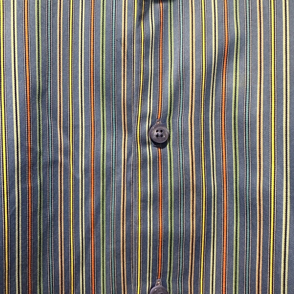 BUGATCHI DRESS SHIRT , 16.5 neck (#15) - Picture 4 of 7